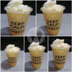 Cheese Manggo Latte   Jelly Topping (hot / Cold)