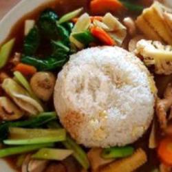 Nasi Cap Cae Ayam Bakso