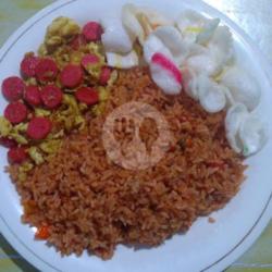 Nasi Goreng Telor Sosis (pedas / Tidak)