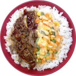 U.s. Beef Bakar Madu Rice Bowl (large Size)