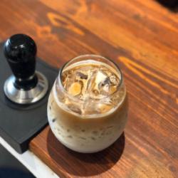 Ice Flavoured Latte (caramel, Hazelnut, Vanilla, Pandan)