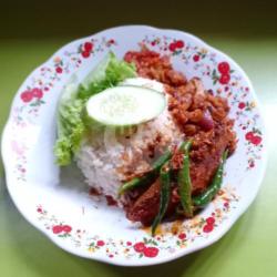 Nasi Tongkol Balado Orek Tempe Sambal