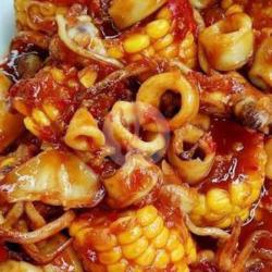 Udang Cumi Asam Manis