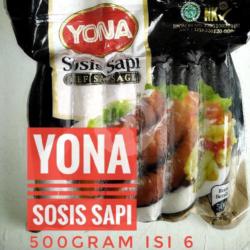 Yona Sosis Sapi Jumbo 500gr