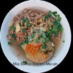 Mie Bakso Bayam Merah