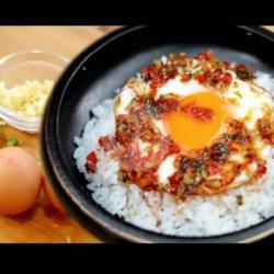 Nasi Telor Pontianak Pedas