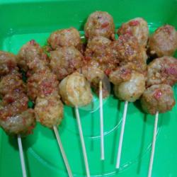 Sate Bakso Pedas