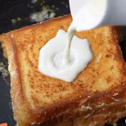 White Cheese And Milk Toast