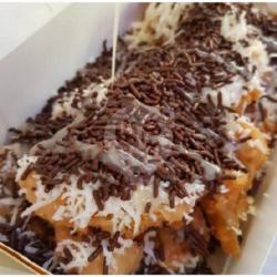 Banana Geprek Coklat Keju