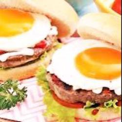 Doubel Beef Burger   Telur Ceplok/dadar