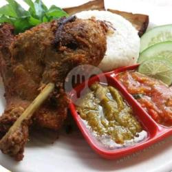 Mentok Goreng  Nasi Sambel Lalapan