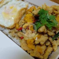 Nasi Cumi Telur Asin   Telur