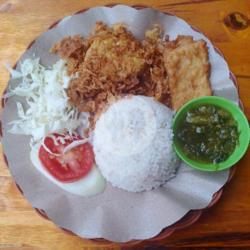 Nasi Ayam Penyet/ Geprek Cabe Hijau