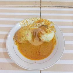 Telur Bulat Gulai  Nasi Cabe Sayur