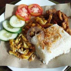 Nasi Ayam Lombok Ijo Komplit