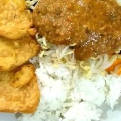 Nasi Pecel Telur Ceplok/dadar