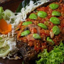 Paket Nasi Ikan Mujair Sambal Petai