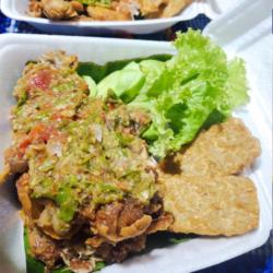 Ayam Geprek Lado Hijau Mama 1(tidak Pedas)