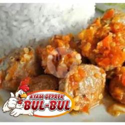 Nasi   Bakso Geprek