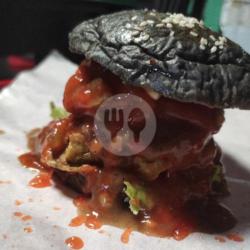 Black Burger Sapi  Sossis