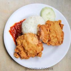 Nasi Ayam Geprek Level Pedas/sedang