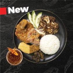 Nasi Ayam Gepuk Sambal Ijo