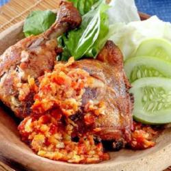 Ayam Geprek   Nasi