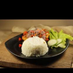 Chiken Sambal Matah With Rice