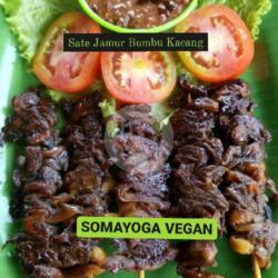 Sate Jamur  Bumbu Kacang