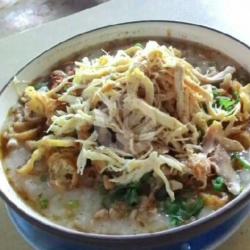 Bubur Ayam Toping Pisah   Telur