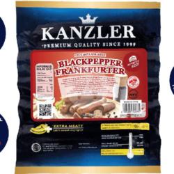 Kanzler Blackpepper Frankfurter 300gr