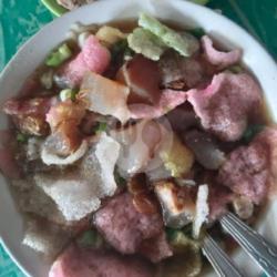 Sroto Campur Daging Kikil   Ketupat