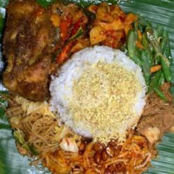 Nasi Sayur   Ayam Goreng