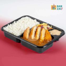 Cheesy Chicken Cutlet Curry Bento