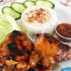 Ayam Bakar Dada   Nasi