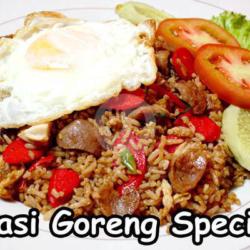 Nasi Goreng Spesial : Ayam   Sosis   Bakso   Ati Ampela   Sayur   Telor