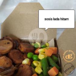 Ricebox Sosis Lada Hitam