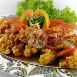 Cumi Goreng Krispy Saus Tiram