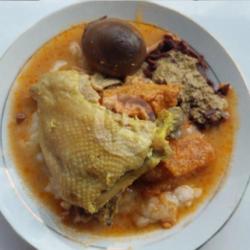 Bubur Gudeg Telur Paha Atas