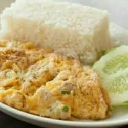 Nasi Putih (telur Jombo)