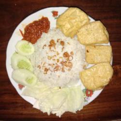 Nasi   Tahu Lalap Sambel