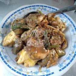 Rujak Kikil Campur Buah