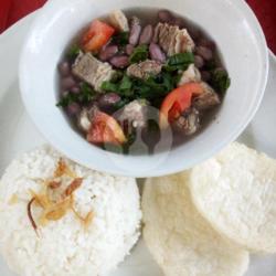 Nasi Sop Kacang Merah Daging Iga