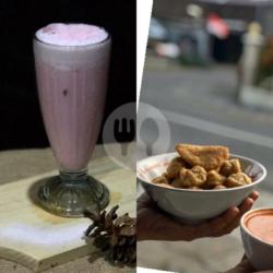 Bakso   Tahu Goreng Dan Milkshake Vanilla