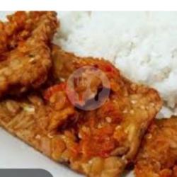 Penyet Tempe  Nasi