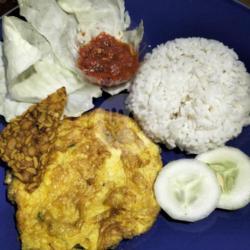 Lalapan Telur   Nasi