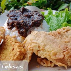 Nasi Ayam Geprek Sambel Cumi