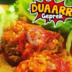 Ayam Geprek Tanpa Nasi   Tahu Tempe   Sambel   Kol Goreng