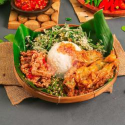 Nasi Telur Dadar Binael Sambal Daging