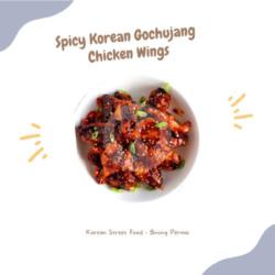 Spicy Korean Gochujang Chicken Wings